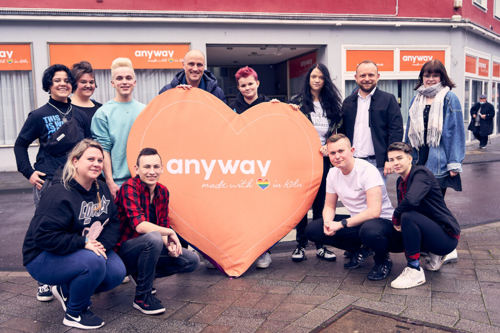 Sven Lehmann zu Besuch im anyway